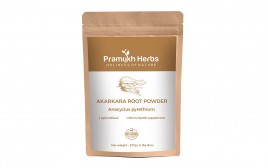 Pramukh Herbs Akarkara Root Powder Anacyclus Pyrethrum  Pack  227 grams